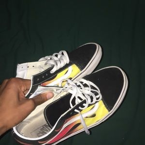 Vans flame old school
